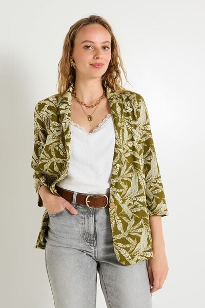 Blazer imprimé femme