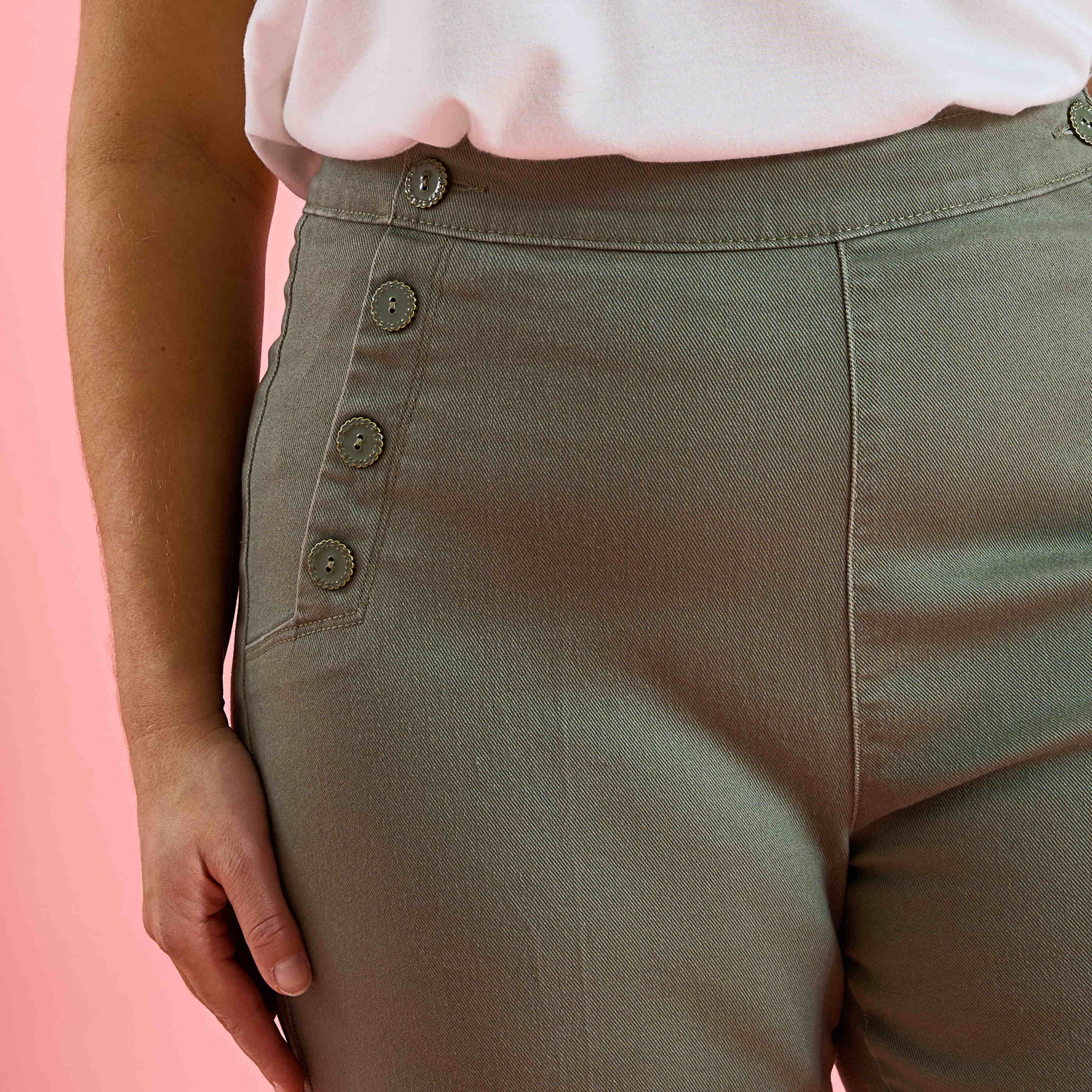 Jean flare POMPON F02 femme