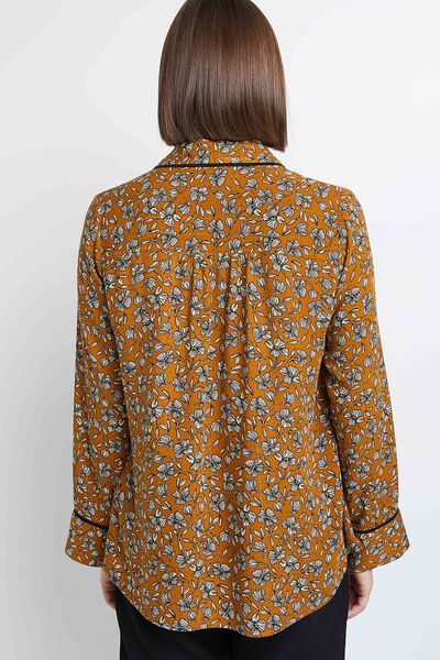 Blouse imprimé fleuri femme