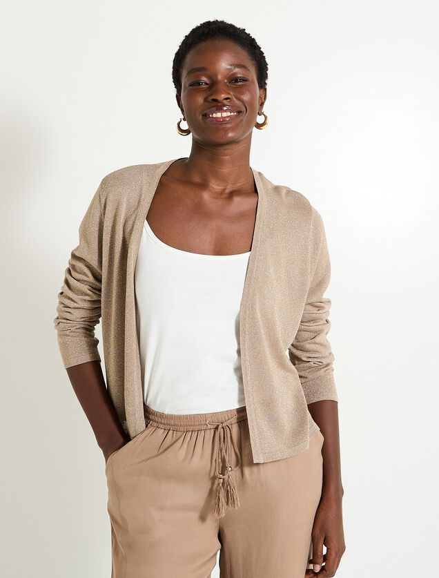 Gilet manches longues femme