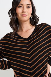 Robe pull col V femme