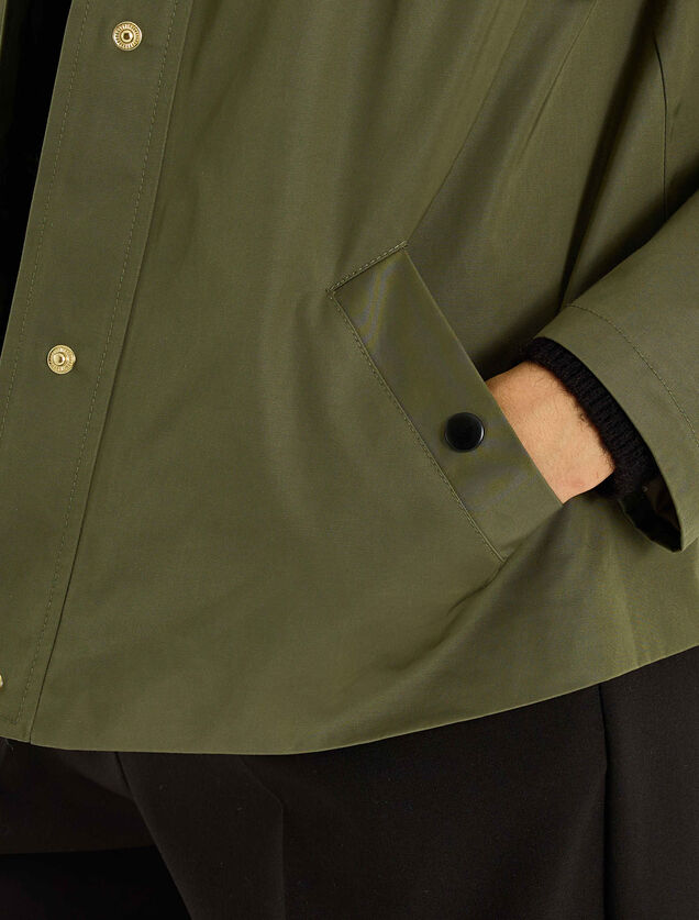 Parka courte &agrave; capuche femme