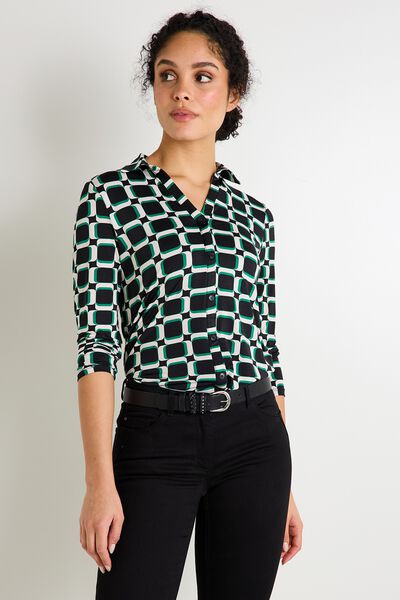 Chemisier manches longues femme