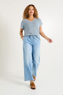 Pull manches courtes femme