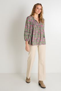 Blouse imprimé fleuri femme