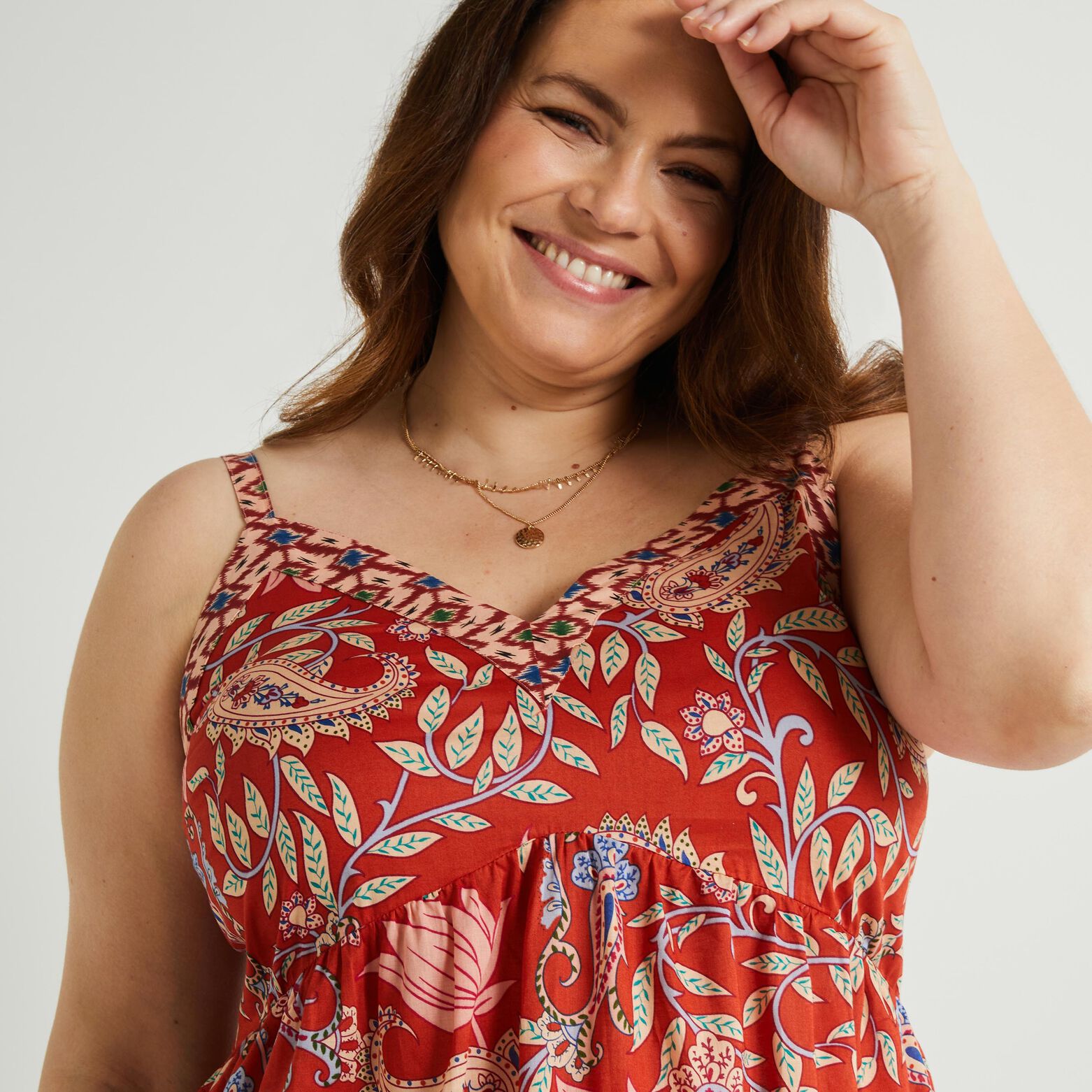 Robe imprimée femme