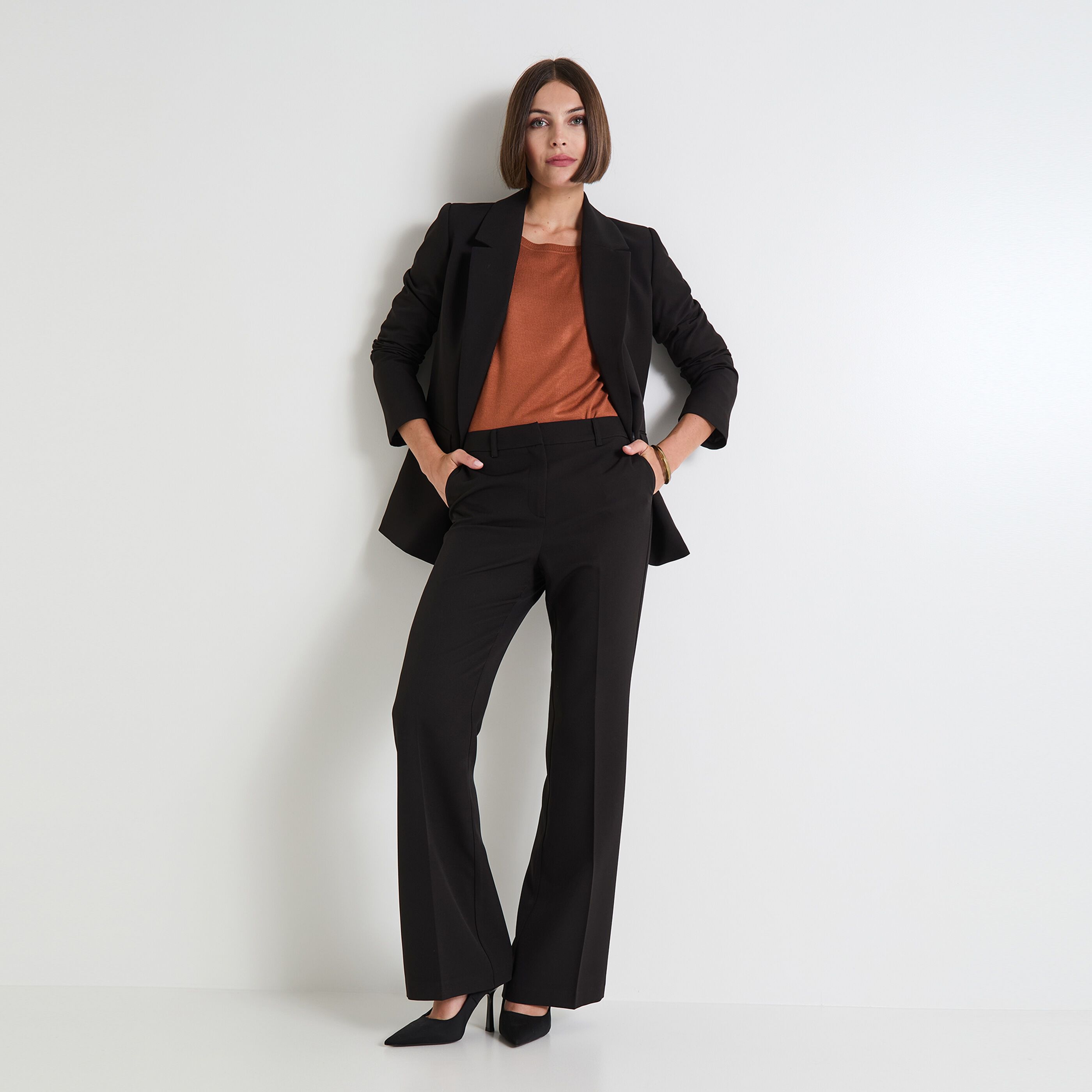 Pantalon flare femme