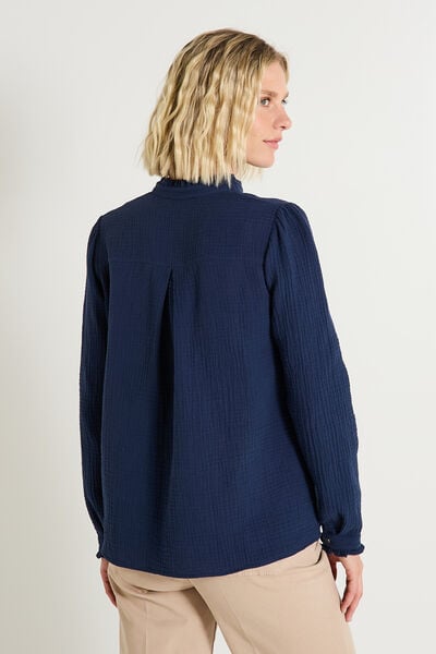Blouse en gaze de coton femme