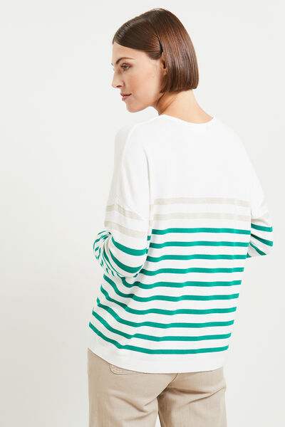 Pull marinère femme