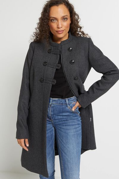 Manteau officier femme