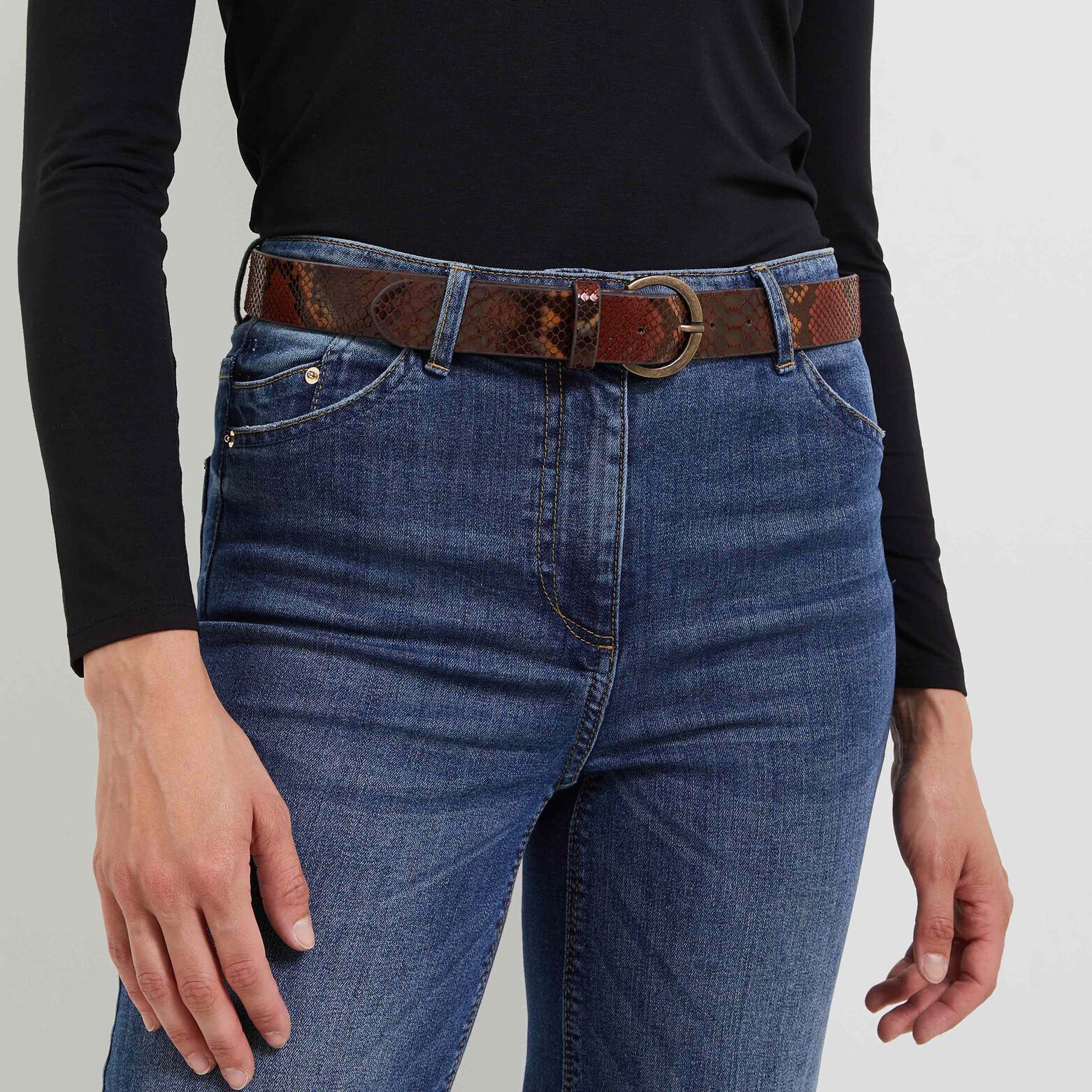 Ceinture en cuir femme