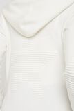Gilet long à capuche femme