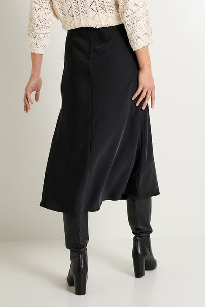 Jupe satin femme
