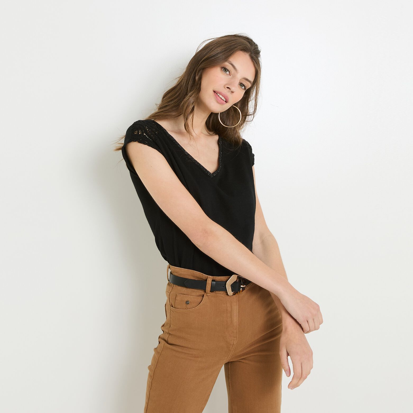 Tshirt uni femme