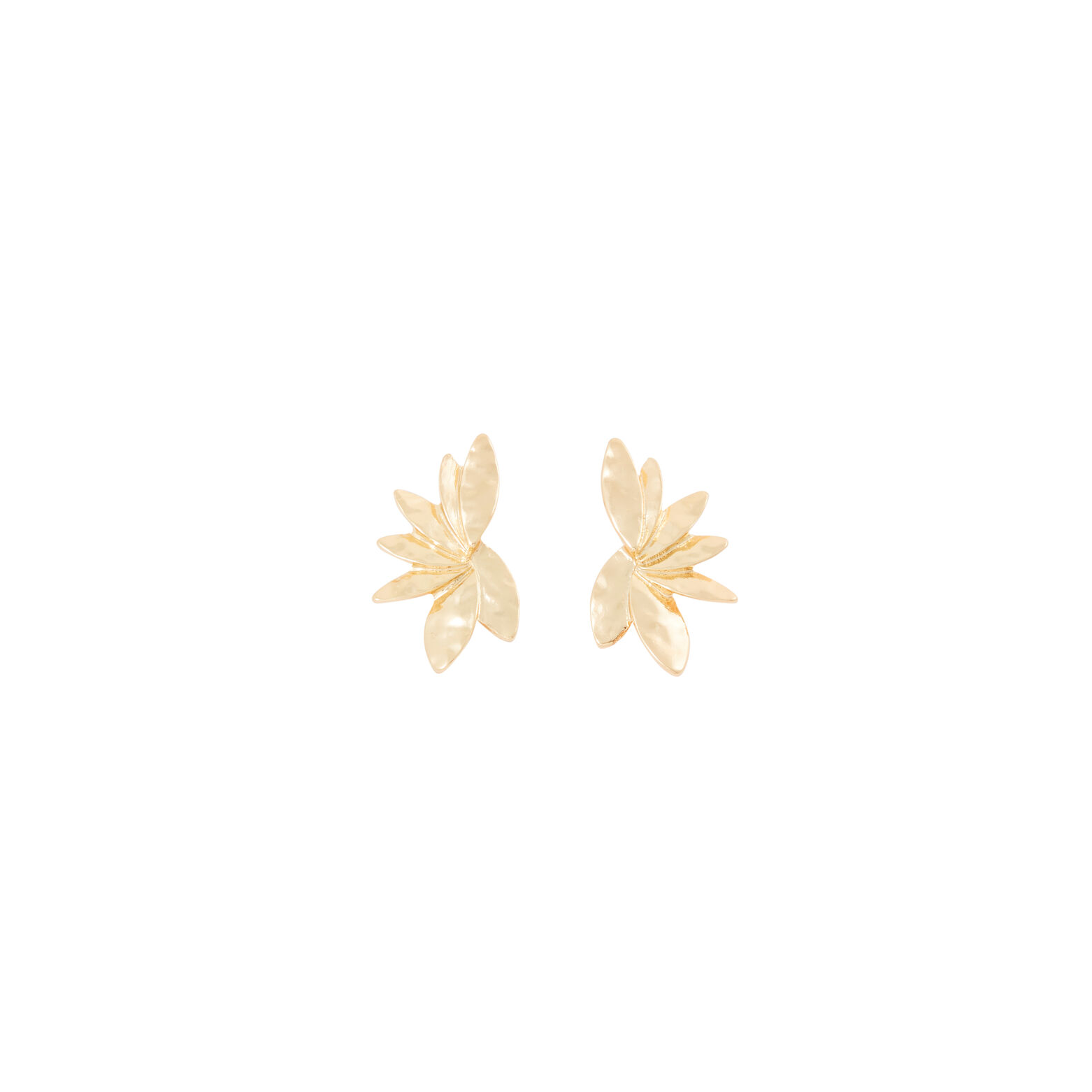 Boucles d'oreilles demi-fleurs