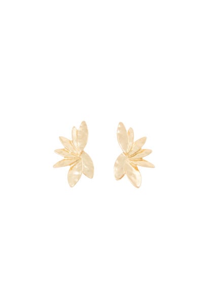 Boucles d'oreilles demi-fleurs