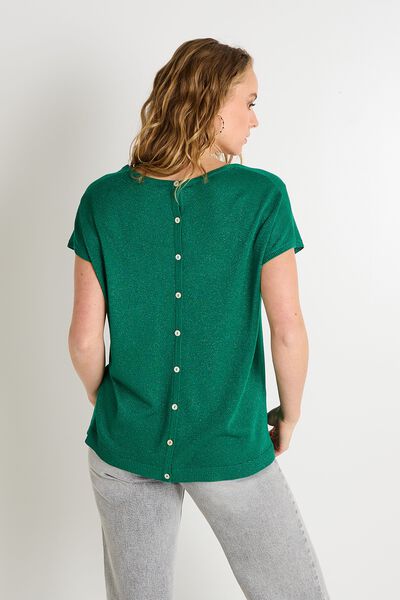 Pull manches courtes femme