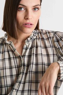 Chemise à carreaux femme