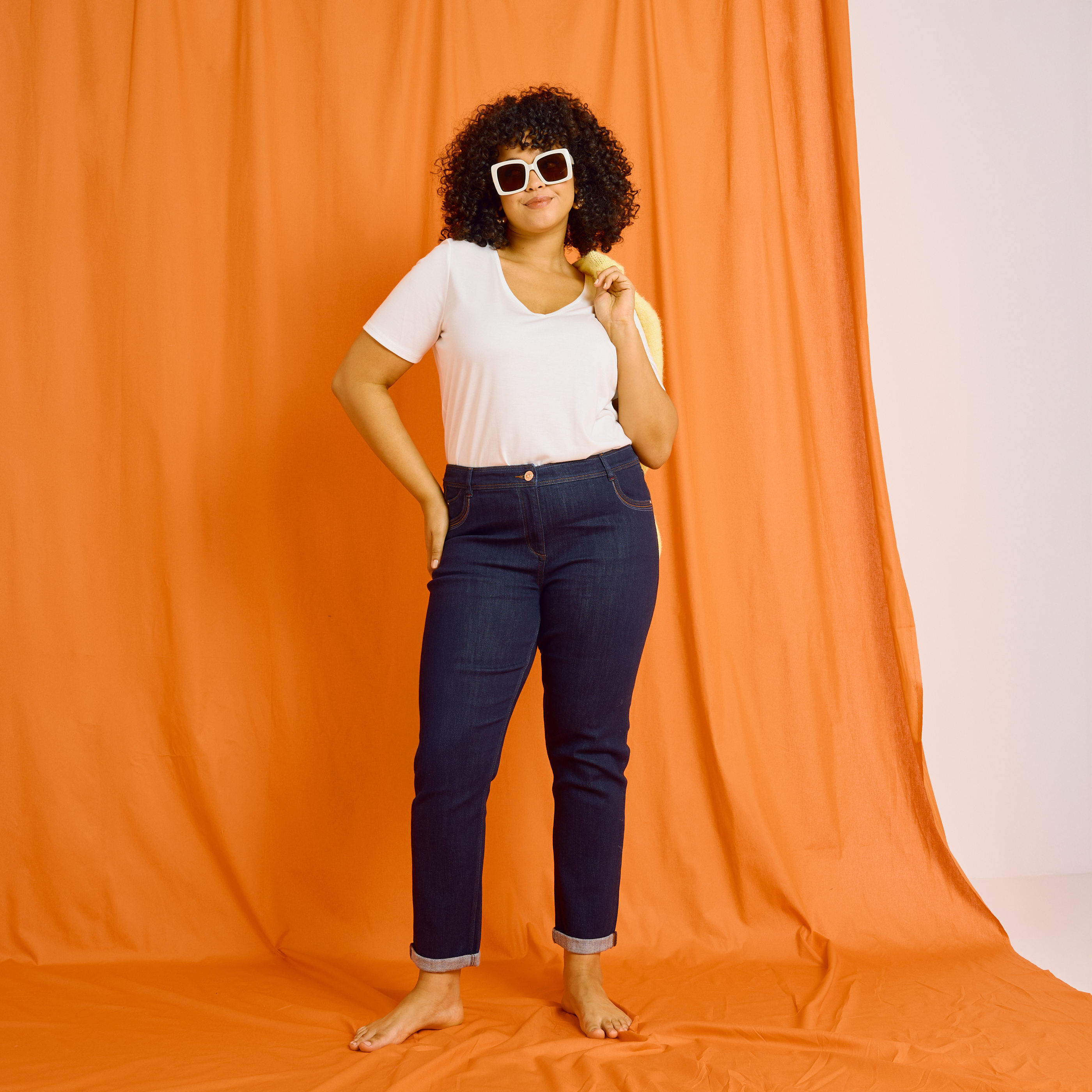 Jean raccourci TOKYO R01 femme