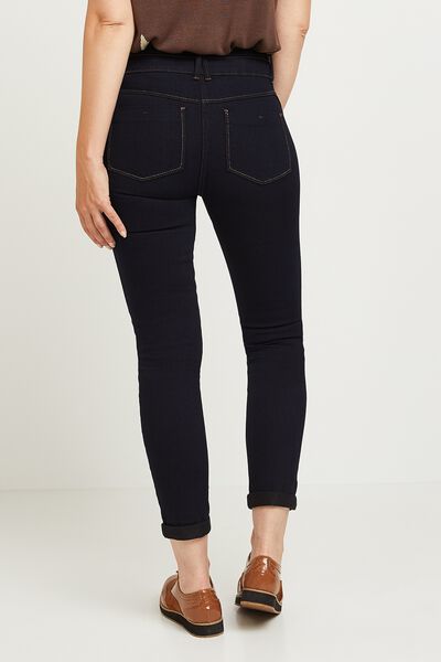 Jean raccourci taille haute HANOI femme