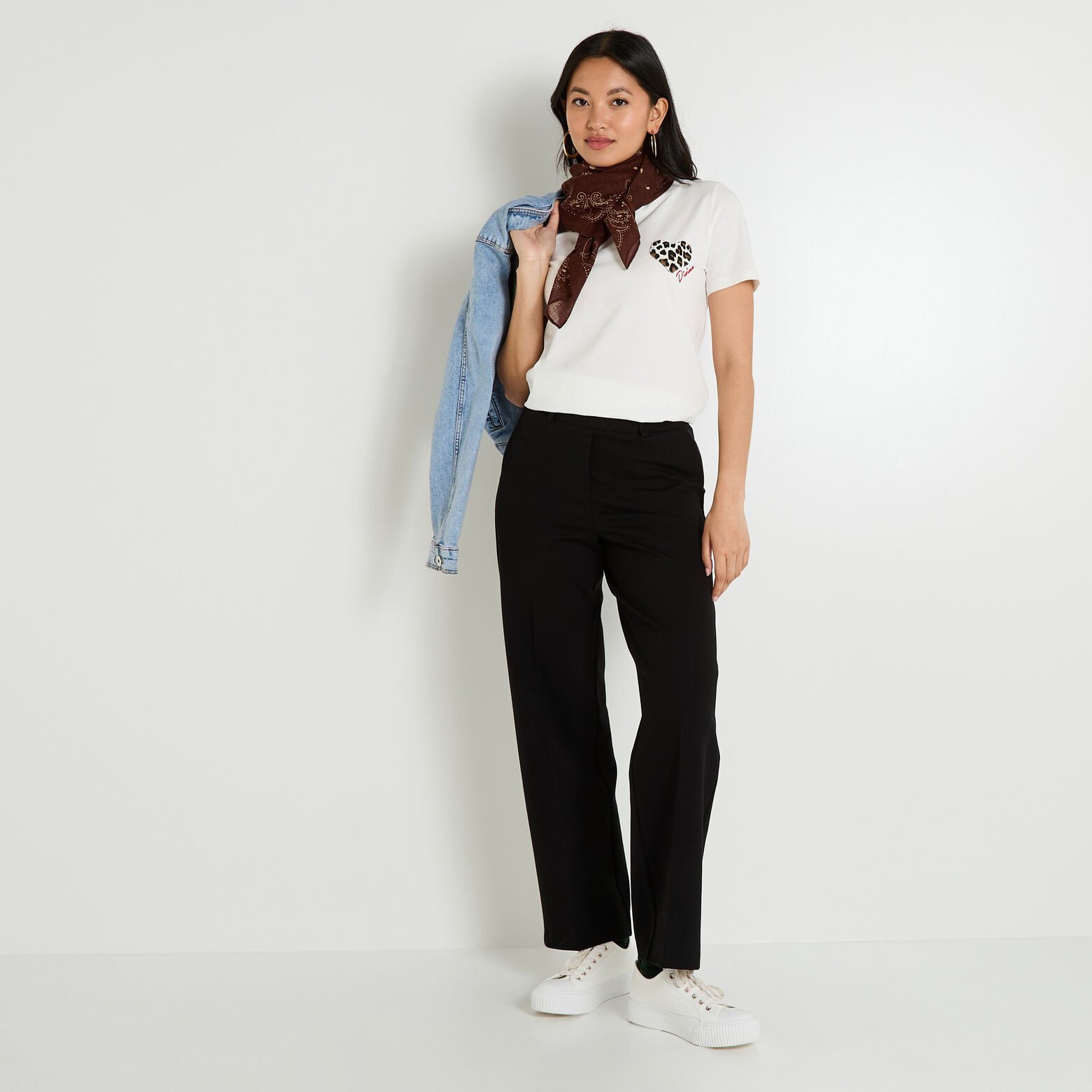 T shirt manches courtes femme
