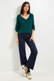 Pull maille ajourée femme