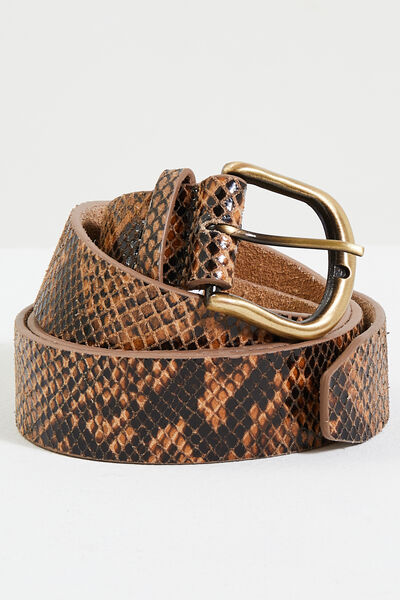 Ceinture python femme