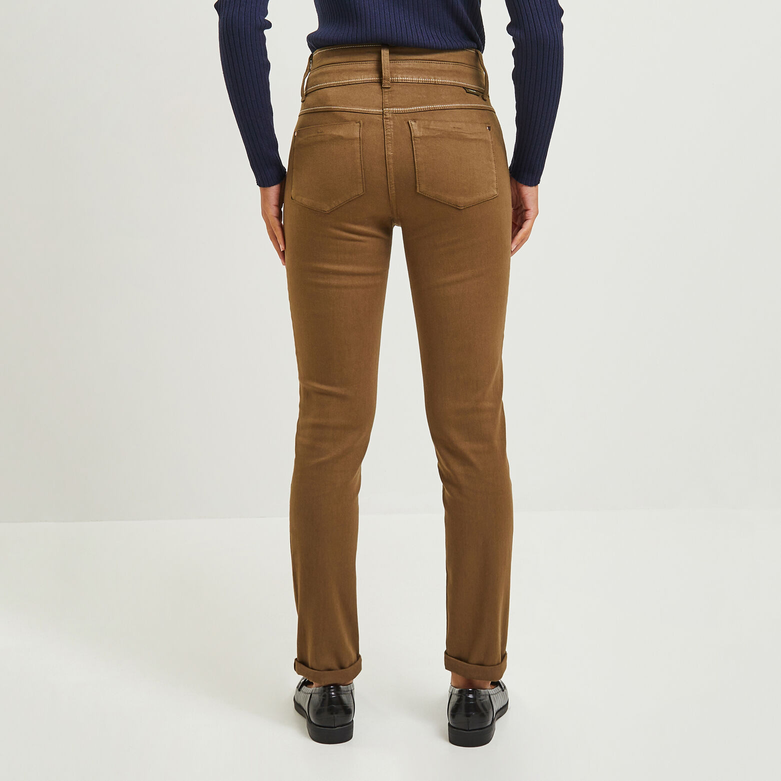 Jean slim taille haute FIGARI femme