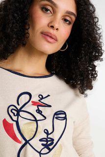 T-shirt col rond femme