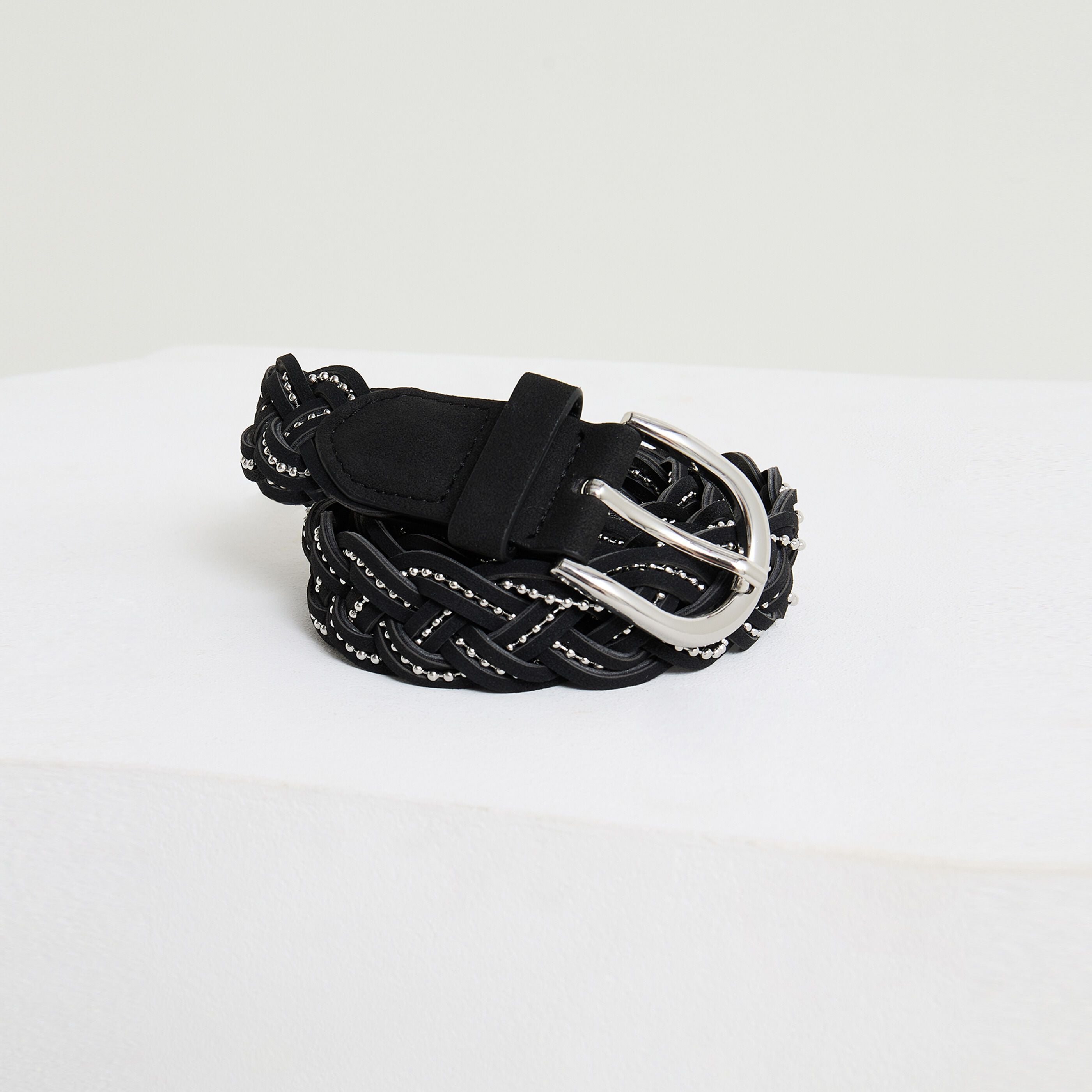 Ceinture tress&eacute;e femme