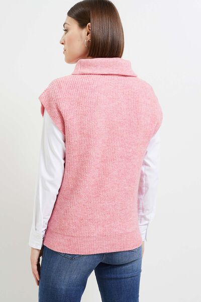 Pull sans manches camioneur femme