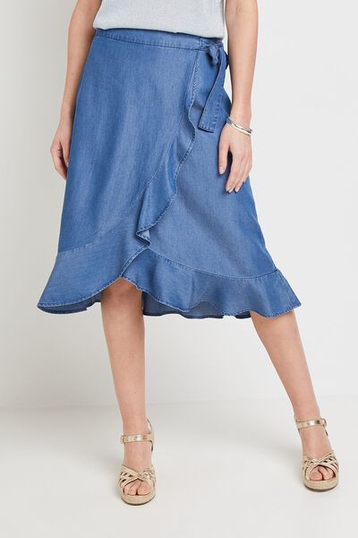 Jupe portefeuille femme