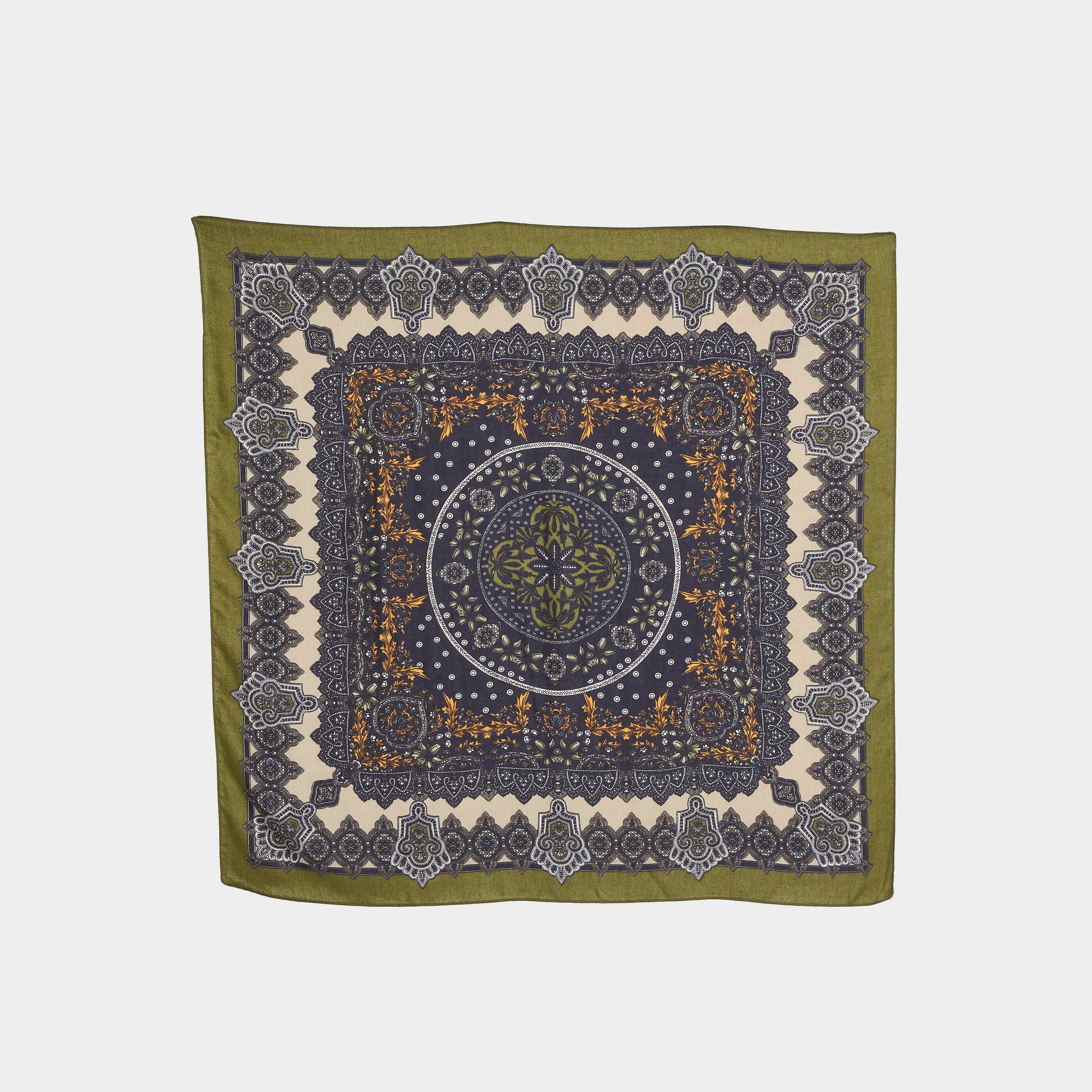 Foulard carr&eacute; imprim&eacute; femme