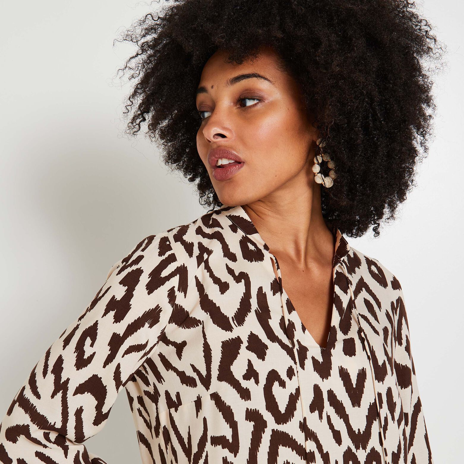 Blouse imprimée femme