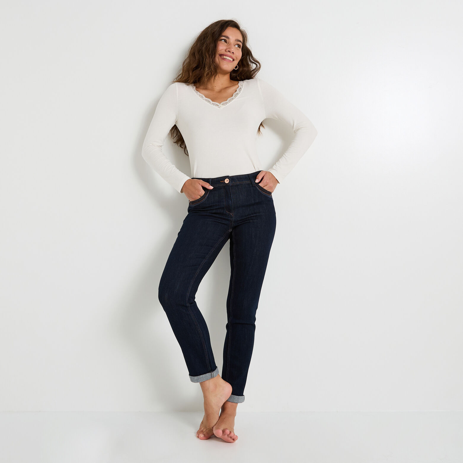 Jean raccourci TOKYO R01 femme