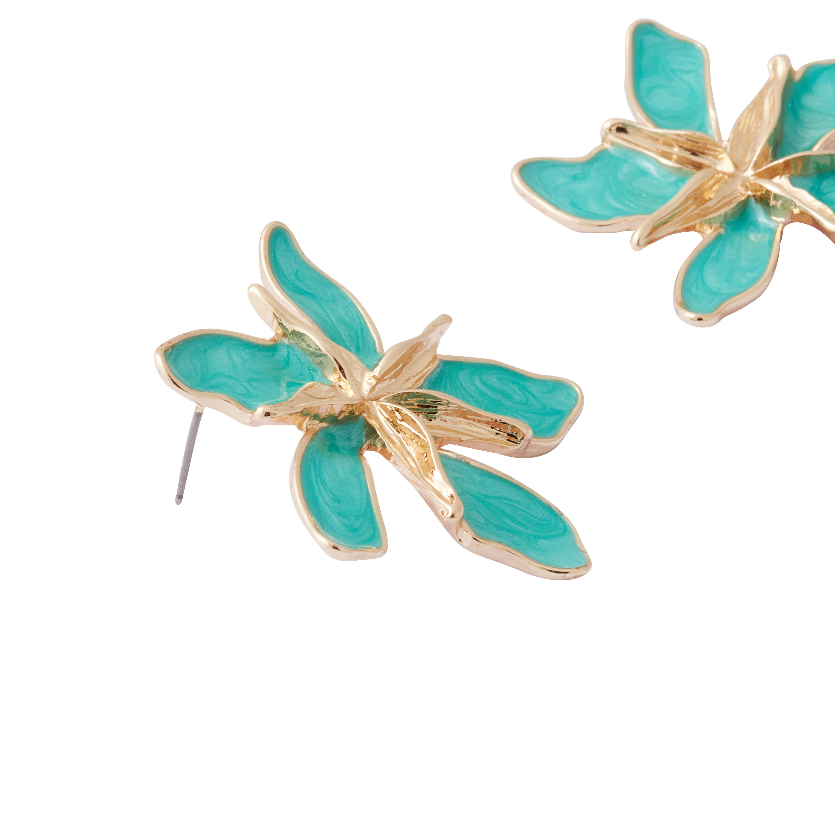 Boucles d'oreilles fleurs femme