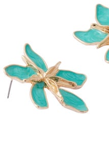 Boucles d'oreilles fleurs 
