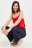 Débardeur brodé femme