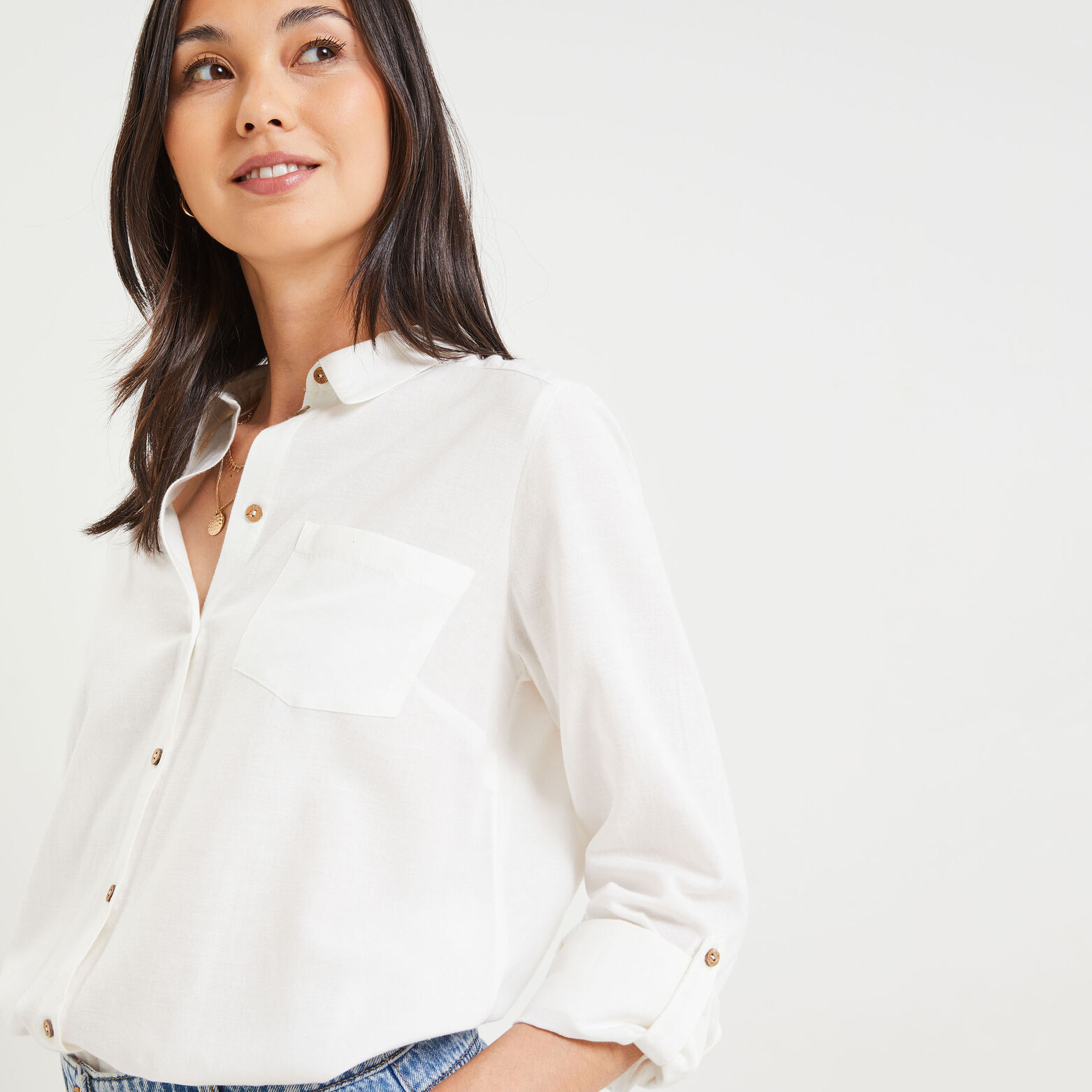 Chemise manches longues femme
