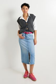 Gilet col V femme
