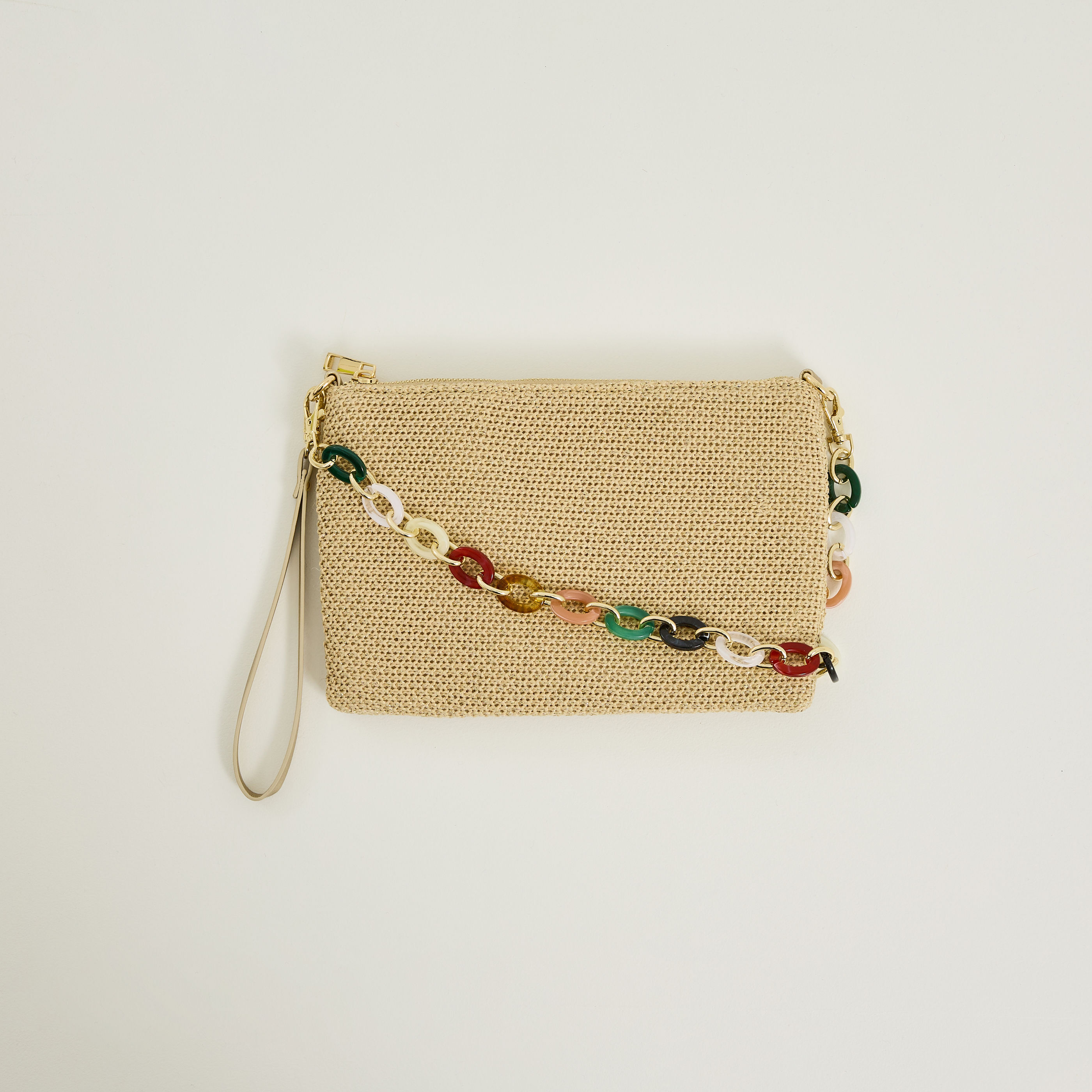 Sac pochette cha&icirc;ne fantaisie femme