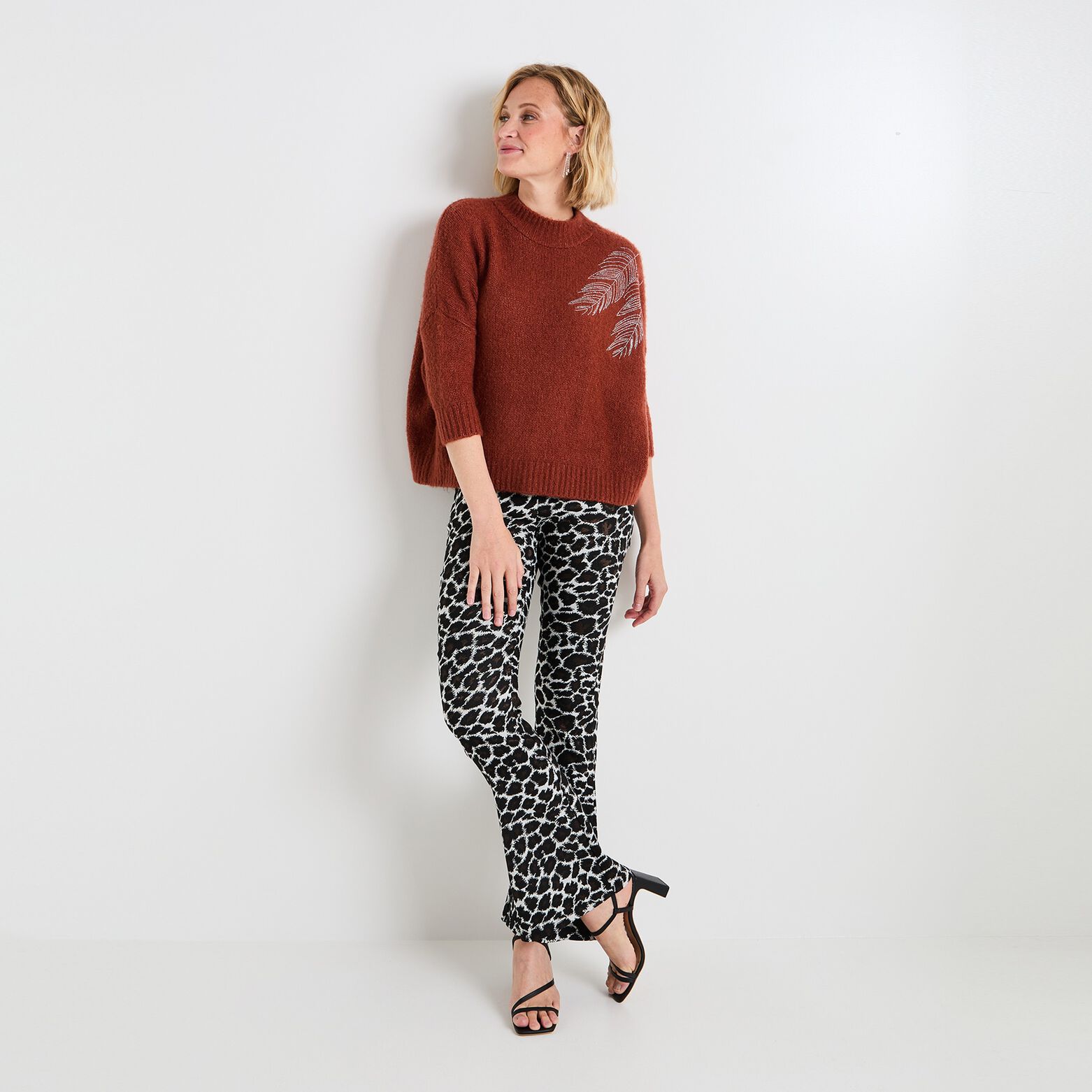 Legging flare femme