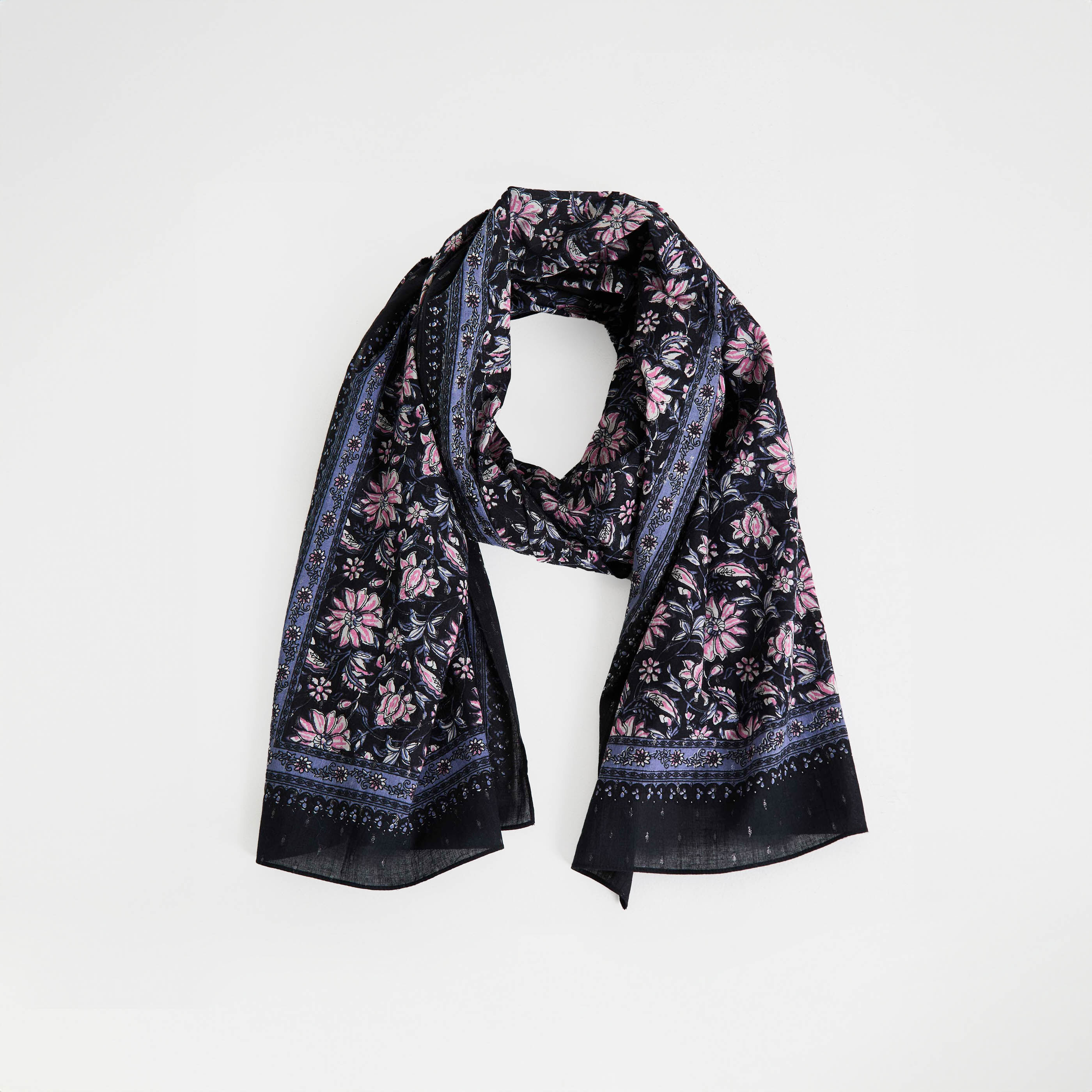 &Eacute;tole imprim&eacute; fleurs femme