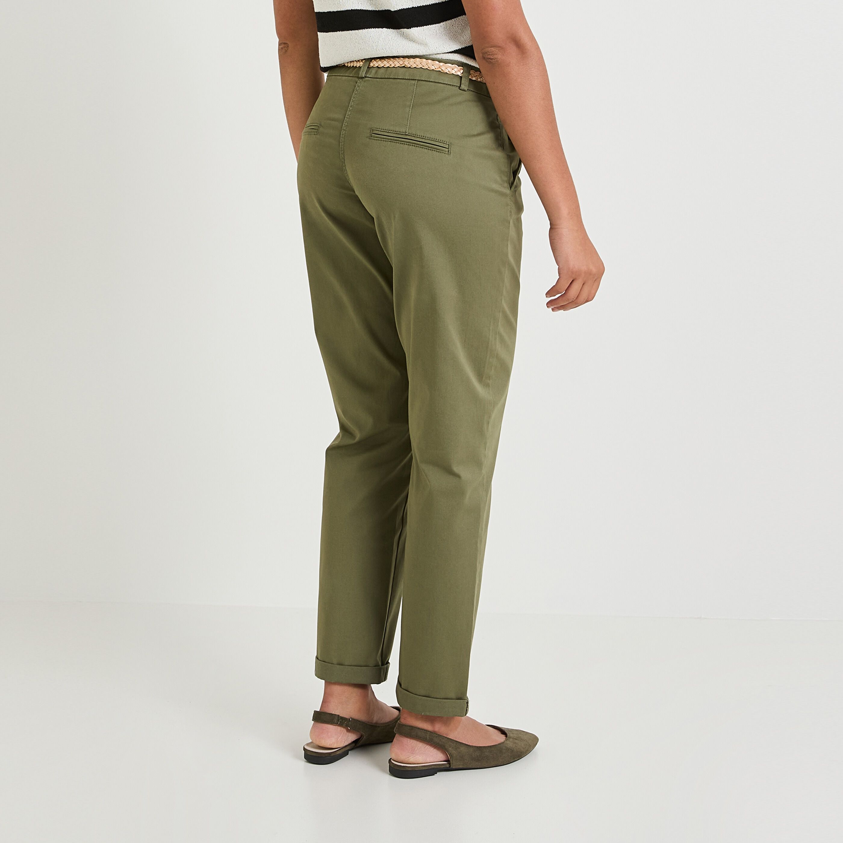 Pantalon chino femme