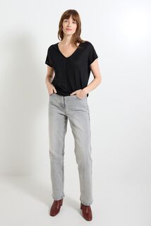 Pull manches courtes femme