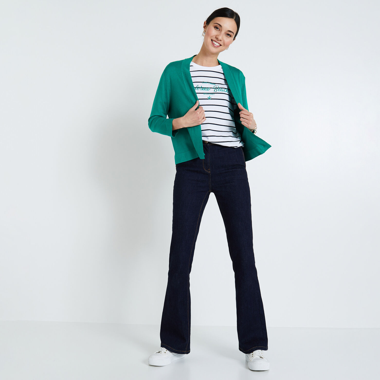Gilet court femme