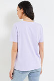 T-shirt col rond femme