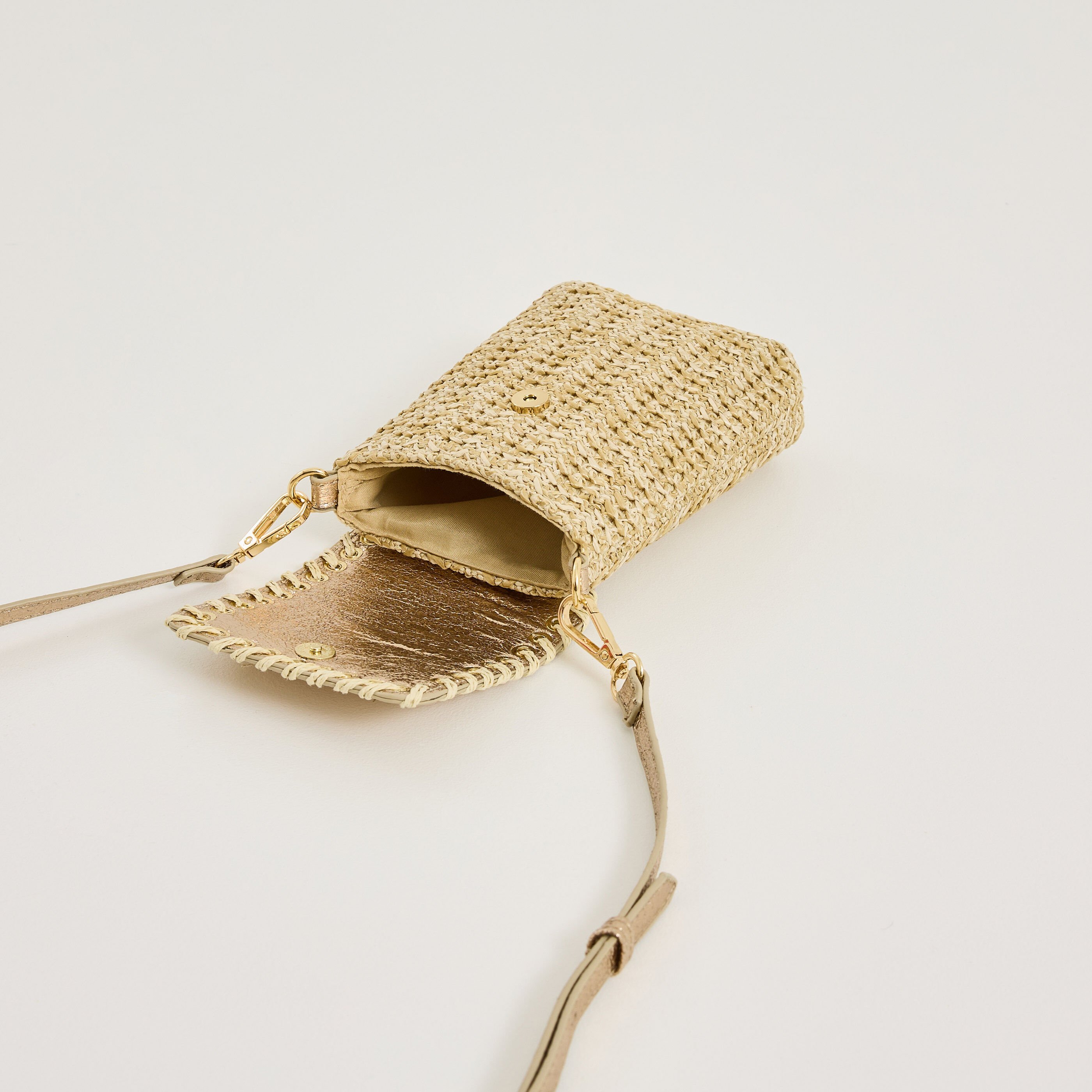 Pochette de t&eacute;l&eacute;phone avec rabat femme