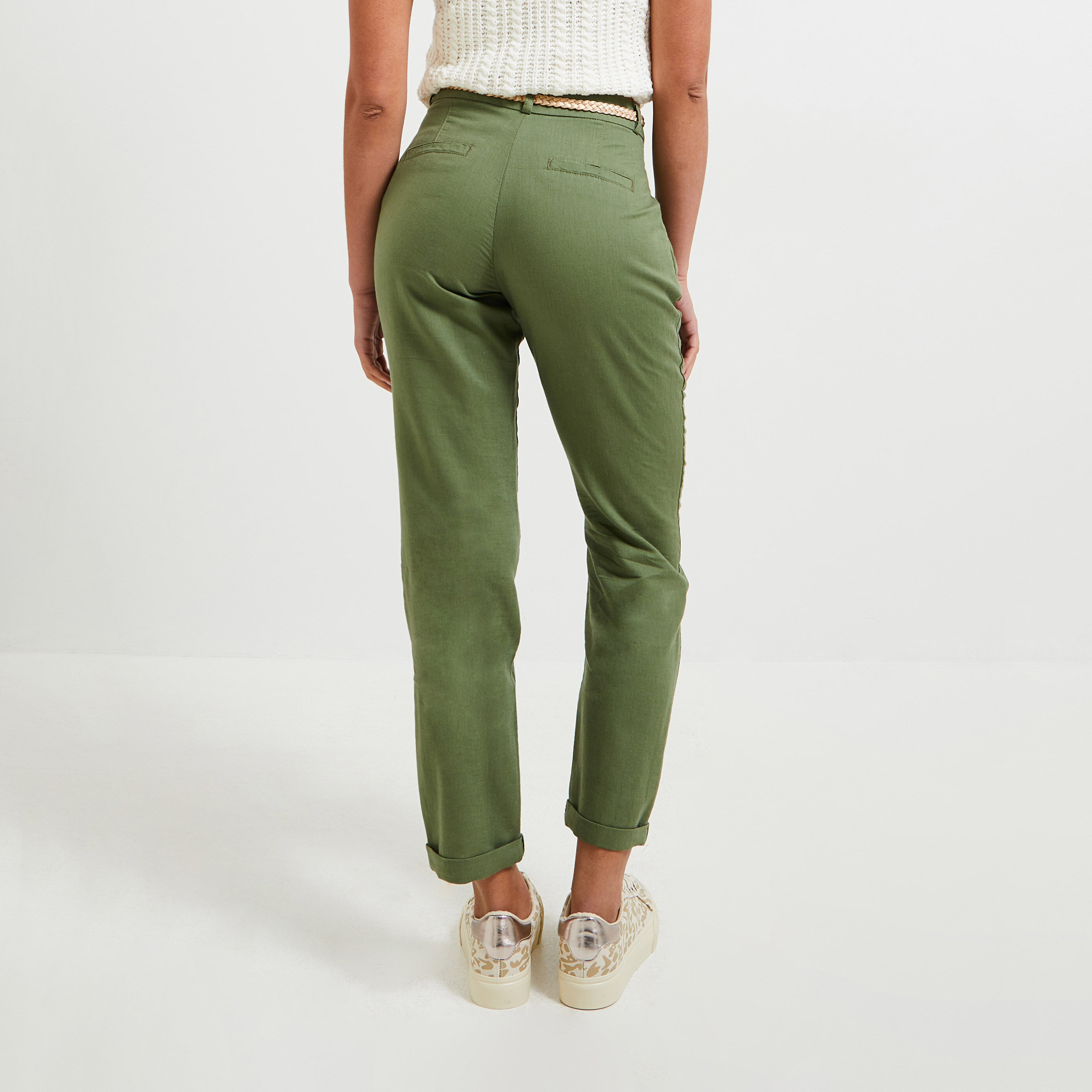 Pantalon chino femme