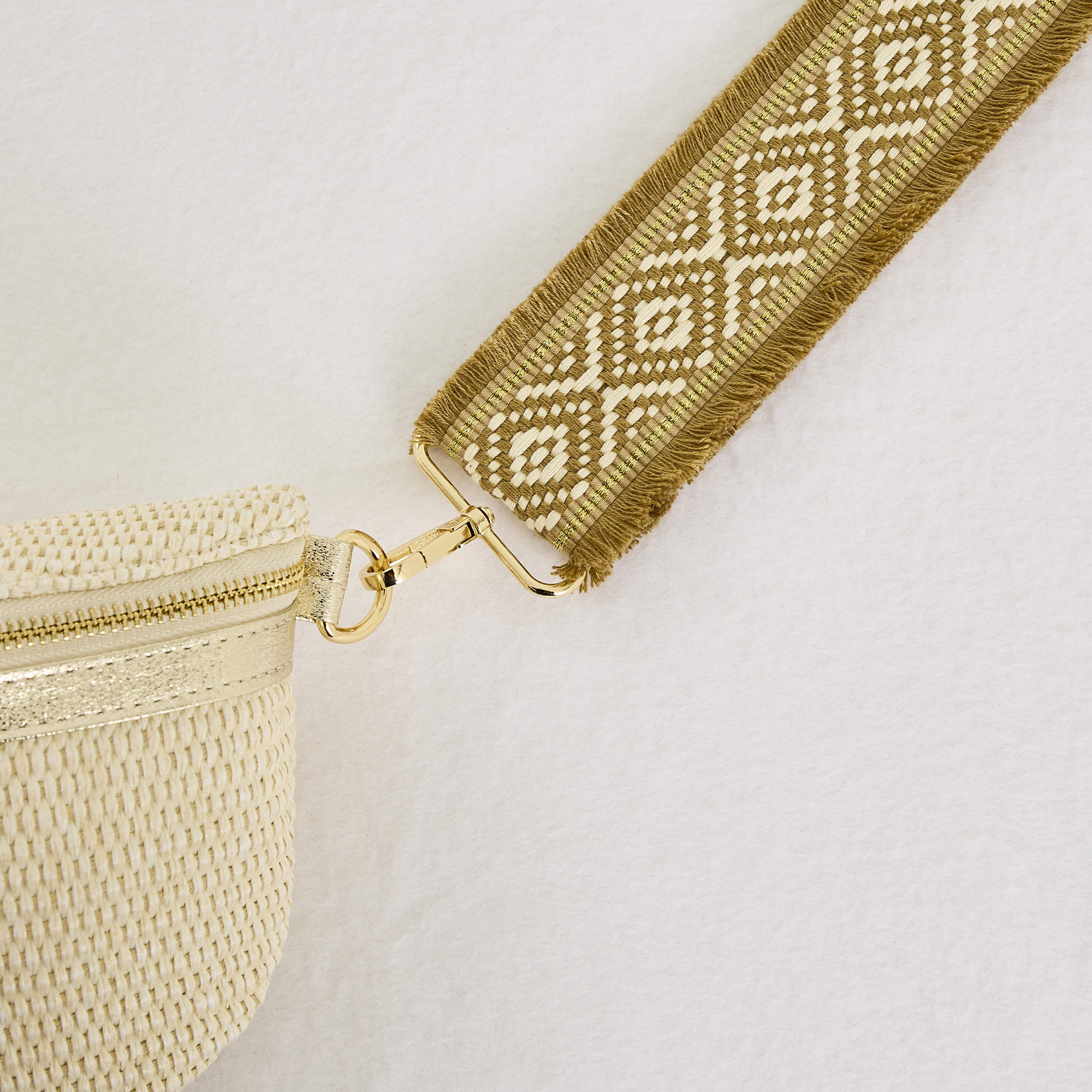Sangle de sac imprim&eacute; ethnique femme